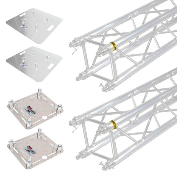 ProX KT-F34SQ984 9.84FT Display Truss 2-Pack with Base & Top Plates