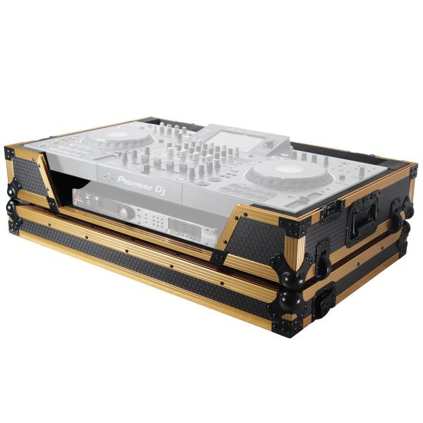 ProX XS-XDJXZ WFGLD Pioneer XDJ-XZ Flight Case with Wheels in Gold on Black