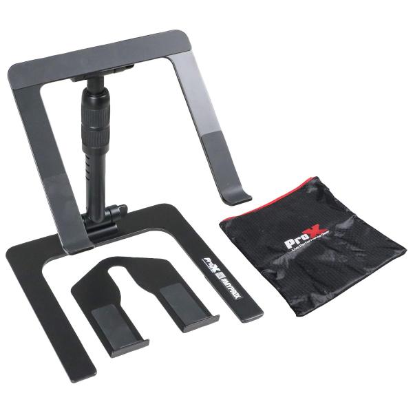 ProX T-LPS900BLK Black Ibis Folding Laptop Stand with Adjustable Tray