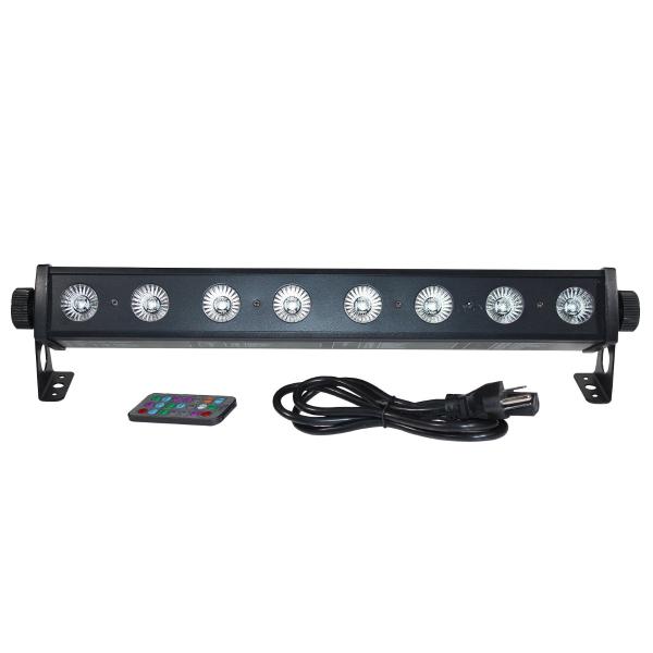 ProX X-BAR8RGBUV EVO RGB-UV Bar 8 32W High Power RGB-UV LED Wash Light