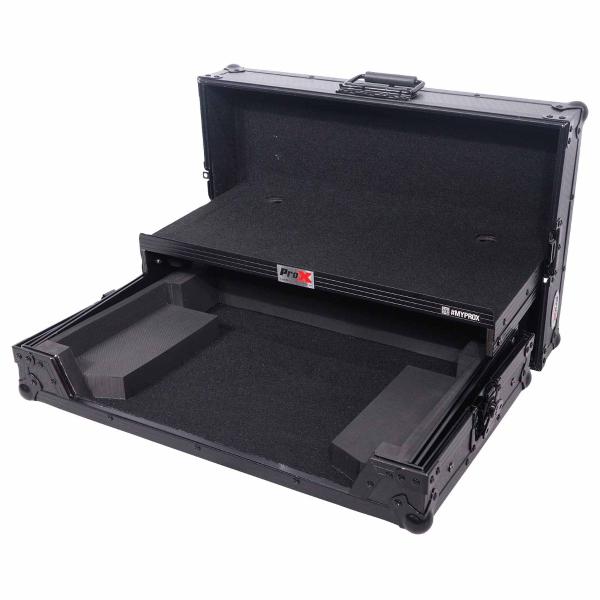 ProX X-DDJFLX4LTBL Black Case for DDJ-400 w/ Shelf | IDJNOW