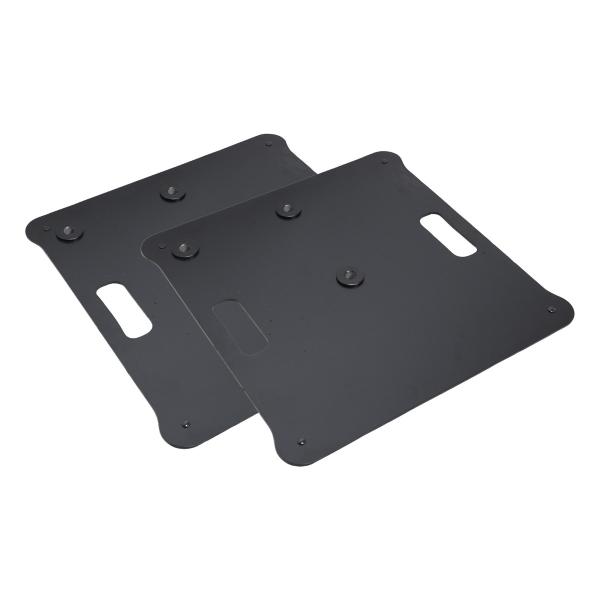 ProX X-POLARISBLX2PLATES Pair of Black Polaris Base Plates