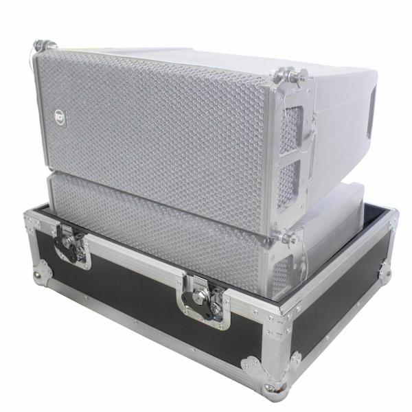 ProX X-RCF-HDL6ALAX2W Line Array Flight Case for 2 RCF HDL6-A Speakers with Wheels