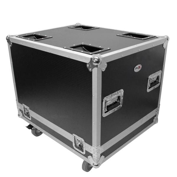 ProX X-RCF-SUB8004AS RCF SUB 8004-AS Subwoofer Flight Case with 4" Wheels
