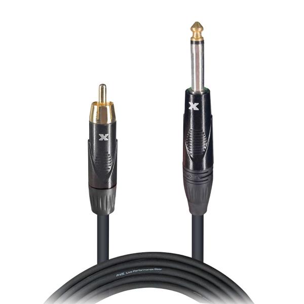 ProX XC-PR03 3 FT Unbalanced RCA Male to 1/4" Male Audio Cable