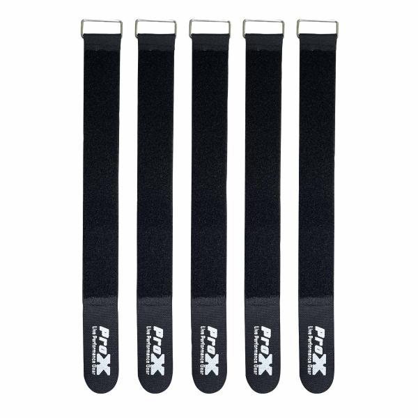 ProX XC-T20X5 Pack of 5 Reusable 20" x 2" Cable Tie Straps