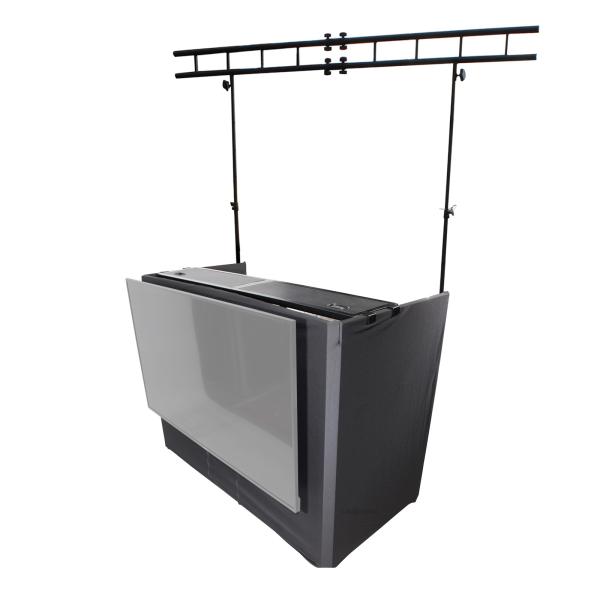 ProX XF-MESA MEDIA DJ Station with Truss Lighting Stand | IDJNOW