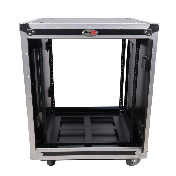ProX XS-12USLAM24 12U Rack Shock Mount Case with Slam Doors
