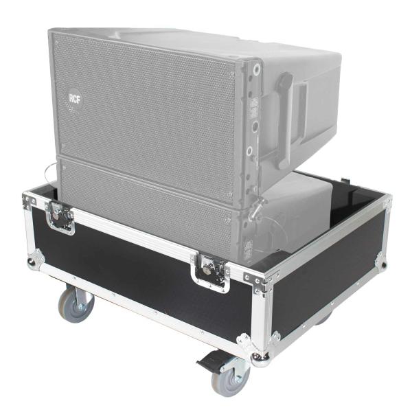 ProX XS-282620LASPW Universal Line Array Speaker Flight Case with Wheels for 2 Speakers