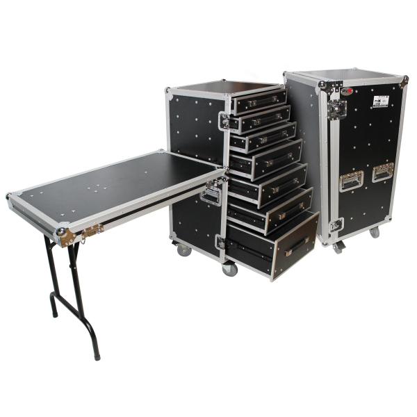 ProX XS-7DTW 7 Drawer Workstation Case with Side Table