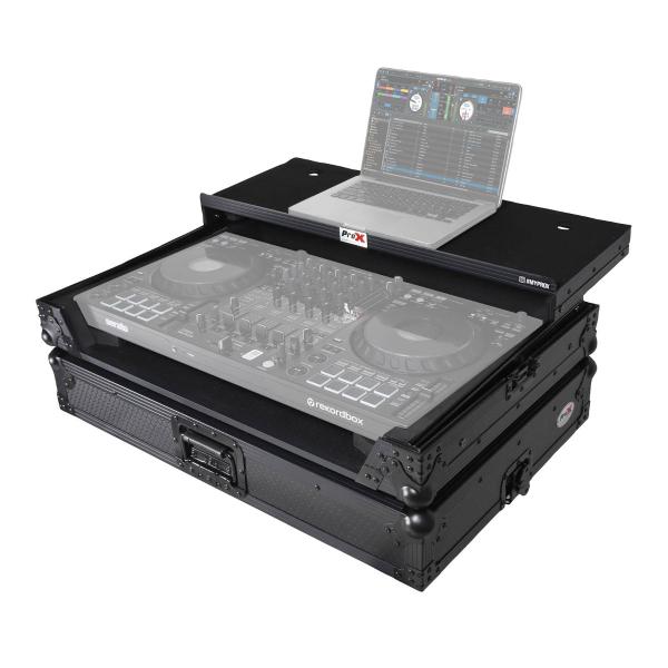 ProX XS-FLX10LTBL Black Road Case for DDJ-FLX10 with Shelf
