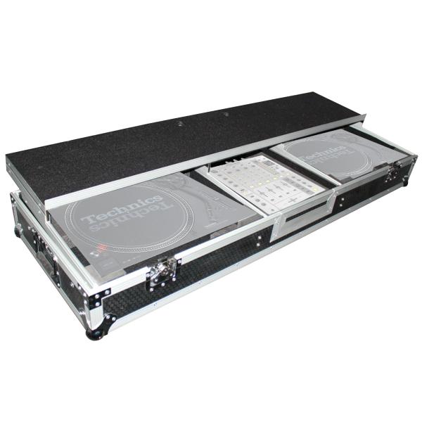 ProX XS-TMC1012WLTFSTND Standard Mode DJ Mixer & Tuntables Coffin Case Gear