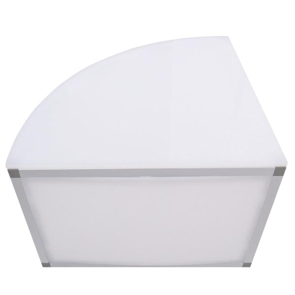ProX XSA-2X2-16QR LUMOSTAGE 16" Quarter Round Acrylic Stage Platform Side
