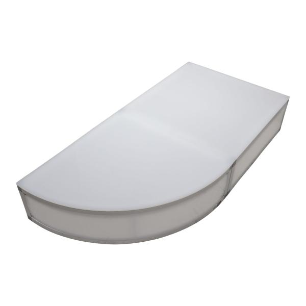 ProX XSA-2X2-8QR 2x2ft Quarter Round Acrylic Stage | IDJNOW