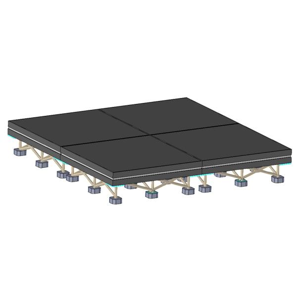 ProX XSFP-8x8-24 StageX 8FT x 8FT x 24" Complete Stage System Package