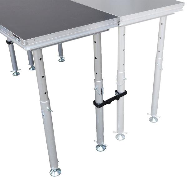 ProX XSQ-2X6 MK2 StageQ 2' x 6' Adjustable Stage | IDJNOW