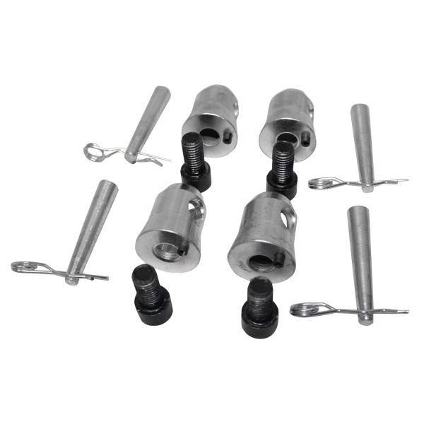 ProX XT-CP-103P 4 Half-Ended Conical, 4 Connector pin and 4 Safety Pins - Fits Junction Boxes (Set of 4)