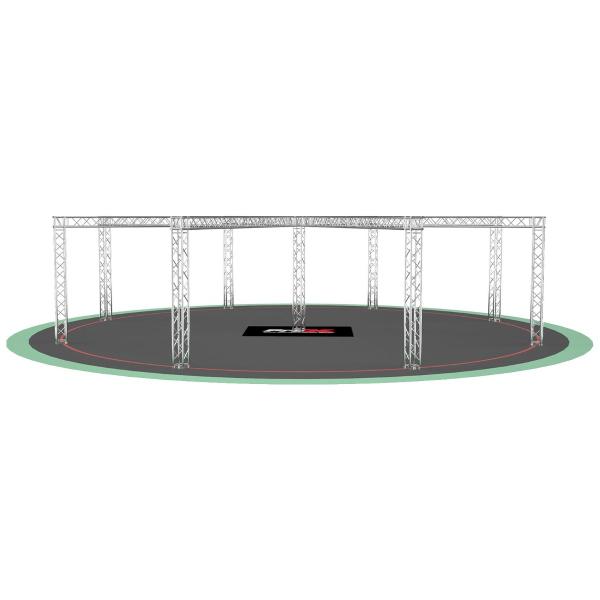 ProX XTP-10W9ES38 F34 Spider Display Booth Truss System - 9 x 38 FT