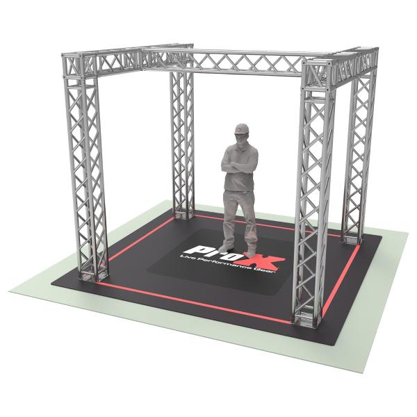 ProX XTP-E1099H Tradeshow Booth 10.11 x 9.42 x 9.20 ft with H Design