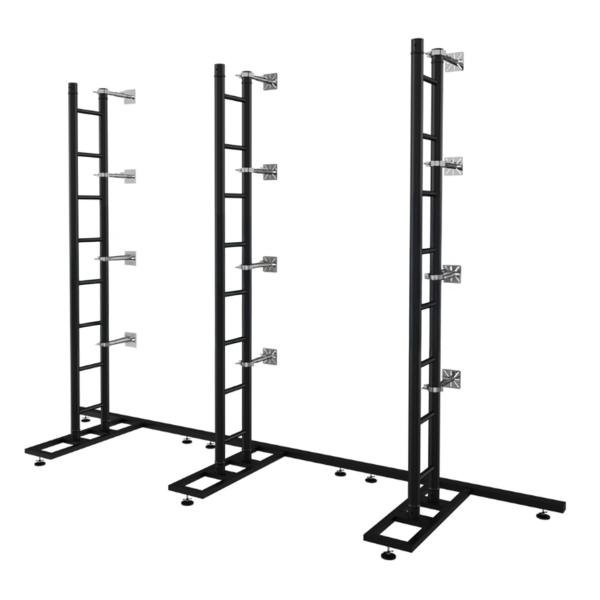 ProX XTP-GSLED3X200BLK 9.84' x 6.56' Video Support System in Black