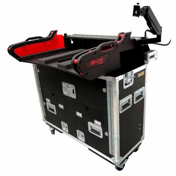 ProX XZF-AH-C3500-D-2U Hydraulic Lift Case with 2U for DLive C3500