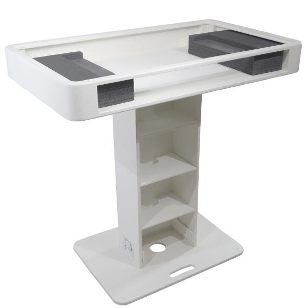 ProX XZF-DJCT W CASE White Stand with DDJSR2 Plate | IDJNOW