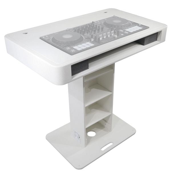 ProX XZF-DJCT W CASE White Stand with DDJSR2 Plate | IDJNOW