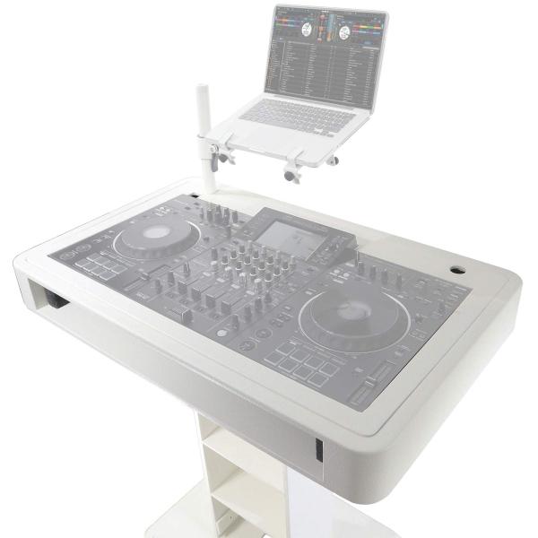 ProX XZF-DJCT W CASE White Stand with DDJSR2 Plate | IDJNOW