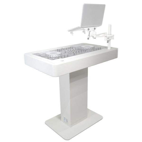 ProX Pioneer White Control Tower DJ Booth & Cases | IDJNOW