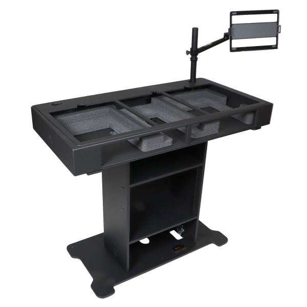 ProX XZF-DJXLCTBLCASE Black DJ Control Tower for CDJ3000-A9