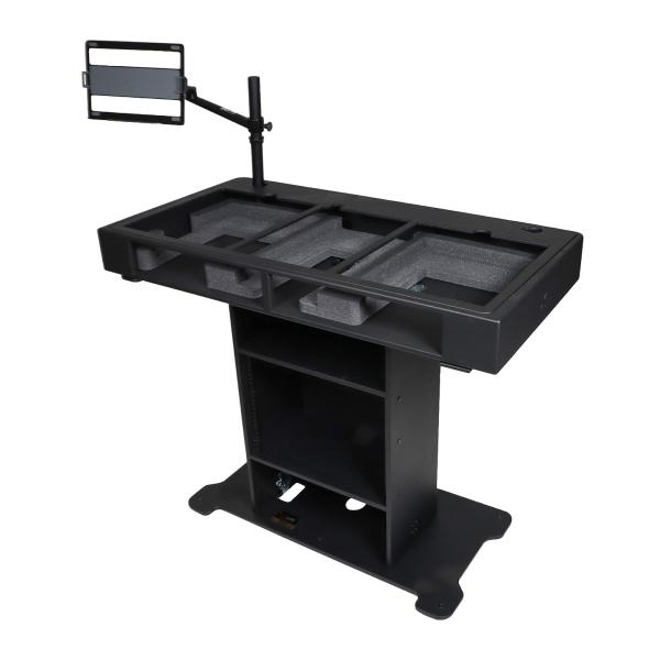 ProX XZF-DJXLCTBLCASE Black DJ Control Tower for CDJ3000-A9