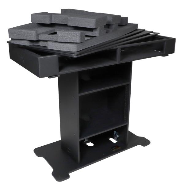 ProX XZF-DJXLCTBLCASE Black DJ Control Tower for CDJ3000-A9