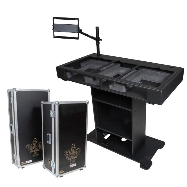ProX XZF-DJXLCTBLCASE Black DJ Control Tower for CDJ3000-A9