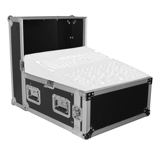 ProX 4U Rack x 10U Top Mixer DJ Combo Flight Case [T-4MRSS]