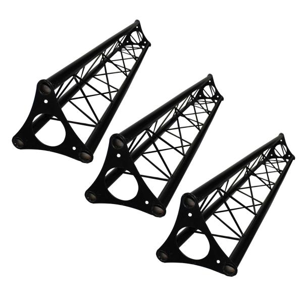 (3) ProX T-LS35CT 5FT 57" Triangle Bolted Truss Sections in Black