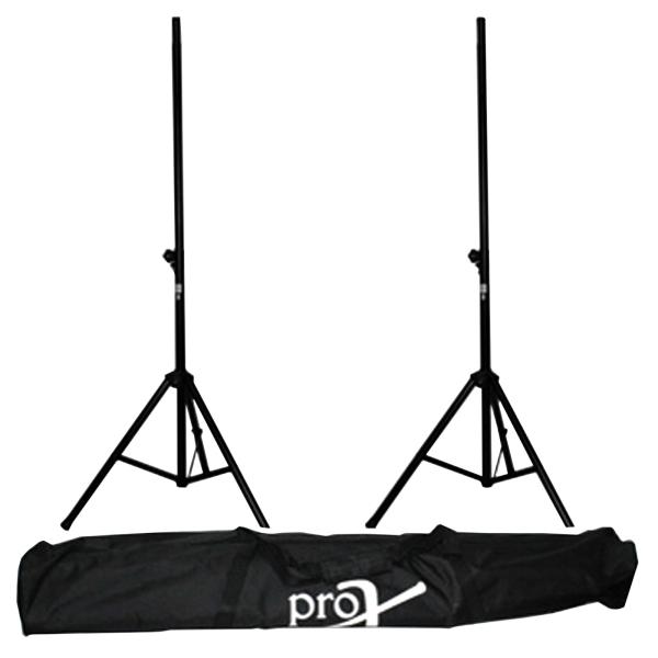 ProX T-SS26P All Metal Speaker Stand Set with Carrying Case