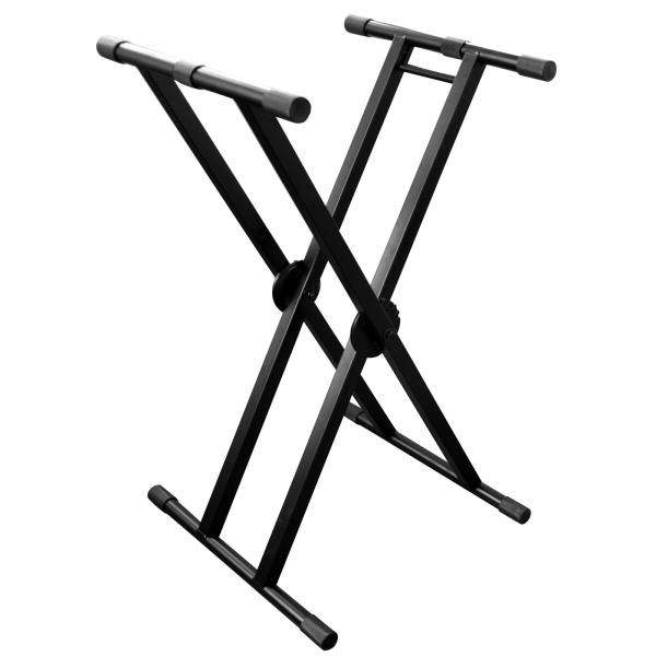 ProX X-KSD200 Double X-Style DJ Coffin Keyboard Stand with Ergo Easy Lock
