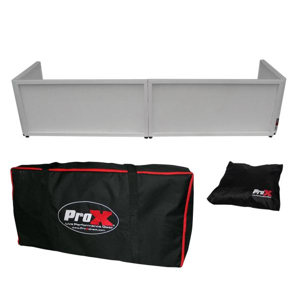 ProX XF-TTFW 6ft Table Top Facade With White Trim and Scrim