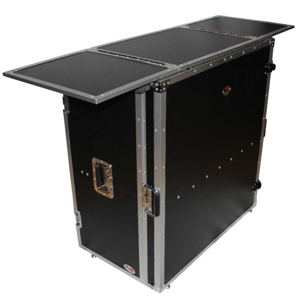 ProX XS-DJSTN Fold Away DJ Performance Desk Facade with Wheels