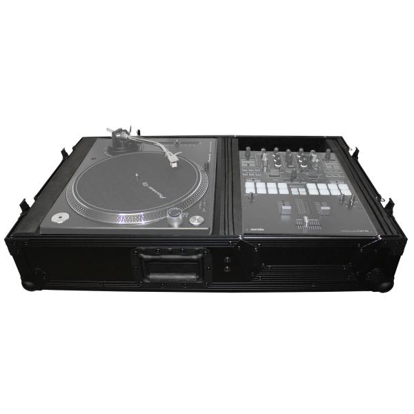 ProX XS-TMC1012WBL Single Turntable in Battle Mode and Single 10" or 12" Mixer Coffin Case