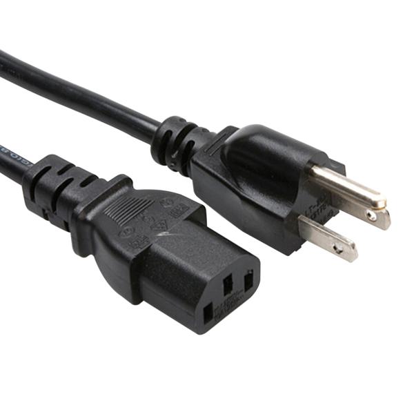 Hosa Technology 8FT Power Cord 18 AWG, IEC C13 to NEMA 5-15P [PWC-148]