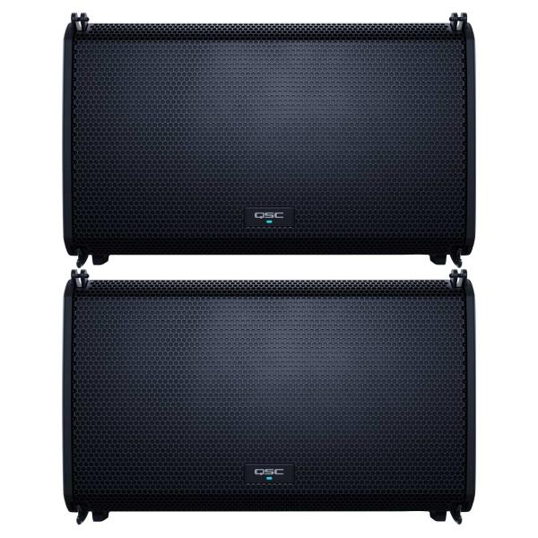 QSC LA112 12" Two-Way Active Line Array Loudspeaker 2-Pack