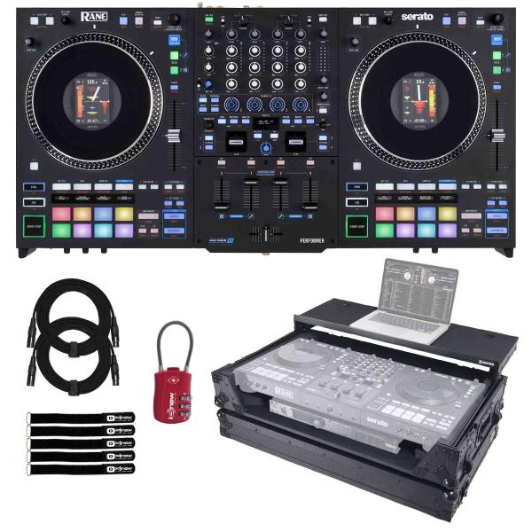 Rane PERFORMER 4-Channel Motorized DJ Controller with Black Case