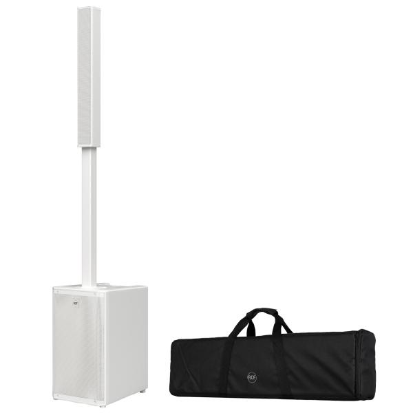 RCF EVOX-JMIX-9-W Active 12" Three-Way Column Array with Mixer - White