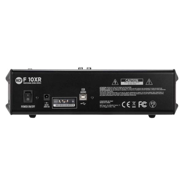 RCF F10-XR 10 Channel Mixer with FX and Recording | IDJNOW