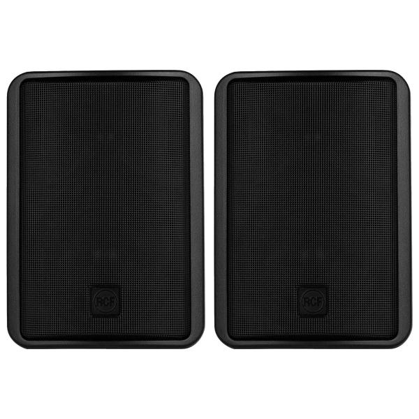 RCF MR 40 Pair of Passive 160W 4" Two-Way Bass Reflex Speakers - Black Main