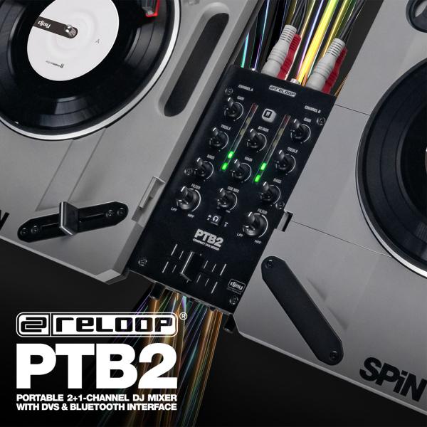 Reloop PTB-2 Portable Compact 2+1-Channel DJ Mixer
