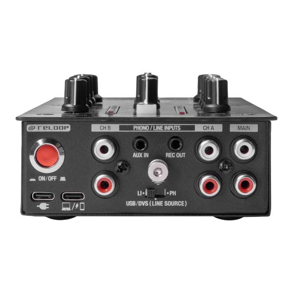Reloop PTB-2 Portable Compact 2+1-Channel DJ Mixer
