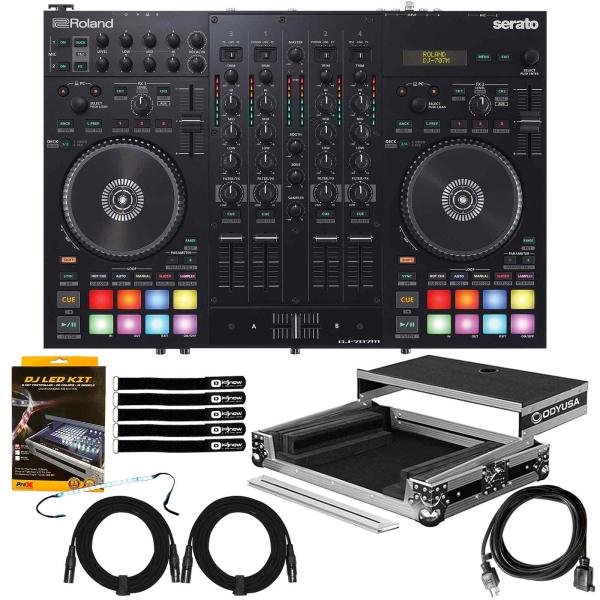 Roland DJ-707M Controller with Odyssey Universal Case | IDJNOW