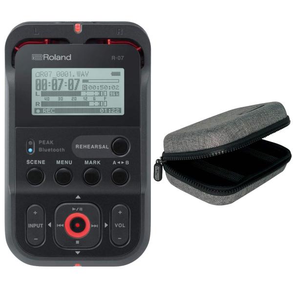 Roland-R-07-BK-High-Resolution-Black-Audio-Recorder-with-Carrying-Case